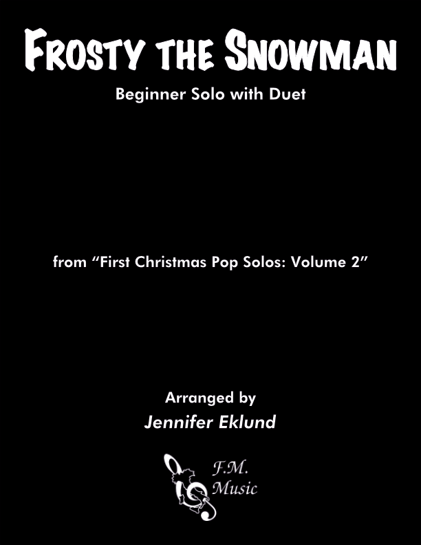 Frosty The Snowman (Beginner Solo With Duet) By Jimmy Durante - F.M ...